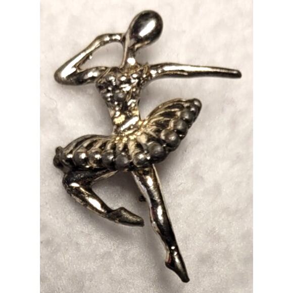 Lot Small 1.5" Vintage Ballerina Dancer Pins Brooches Enamel Balletcore Coquette - Picture 3 of 10